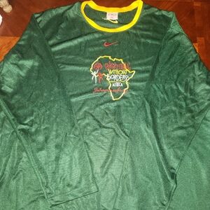 Nike Green Basketball Without Borders Shirt Jersey XXL Rare